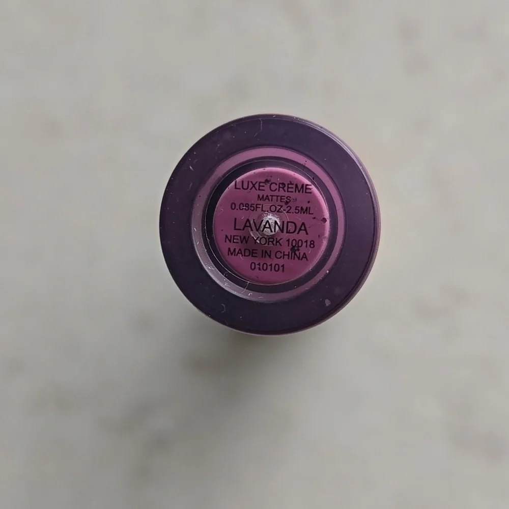 Jolii Cosmetics Luxe Creme Matte Liquid Lip Lipstick Lavanda Magenta Purple.